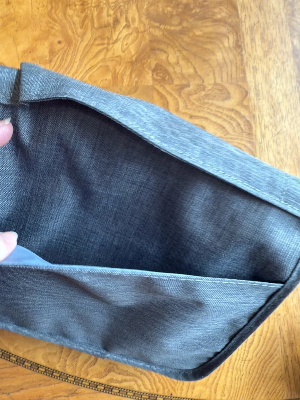 NWT Hanging Jewelry Organizer Travel Storage Roll Black
